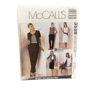 McCalls 3528 Womens Size 8-22 Jacket Shirt Pants Skirt Sewing Pattern uncut